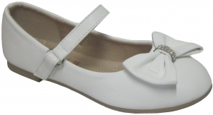 GIRLS BALLERINAS (2252507) WHITE SMOOTH
